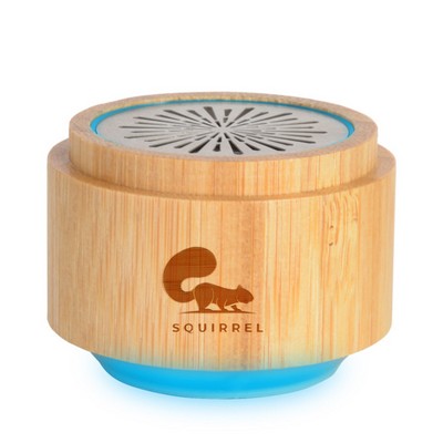 Bamboo Light-up Wireless Speaker